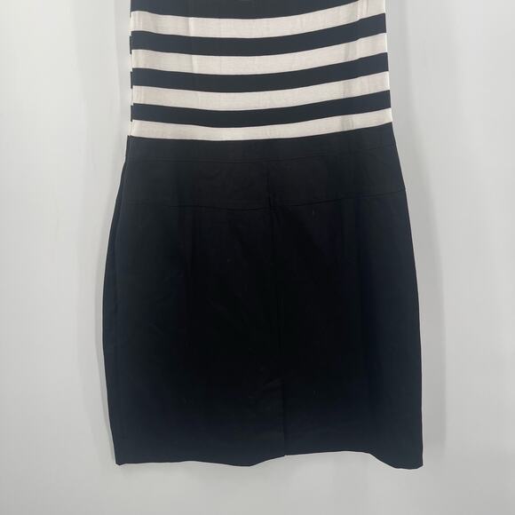 SPENSE Dress Size 14 Black and White Stripe Zipper Detail Sleeveless Office NWT - Picture 9 of 15